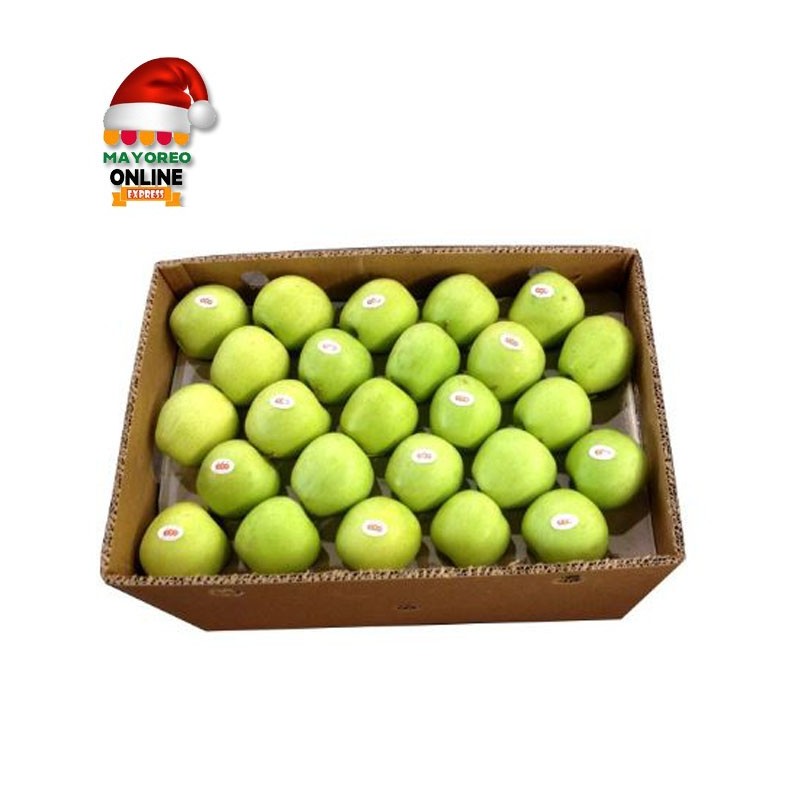 Caja de manzana verde