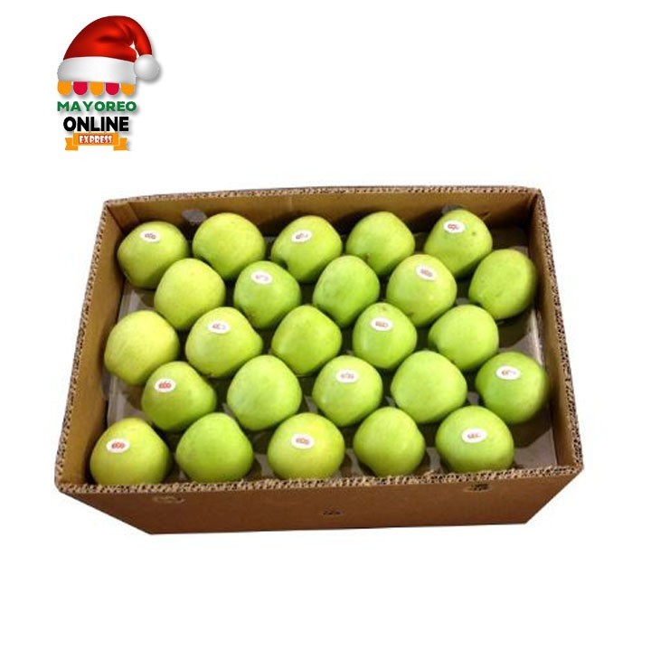 Caja de manzana verde