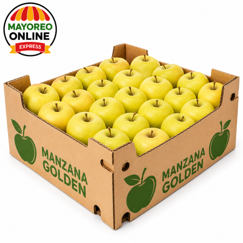 Caja de Manzana Golden 80 (80 unidades)